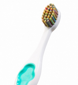 Детская зубная кисточка Зеленая 1+