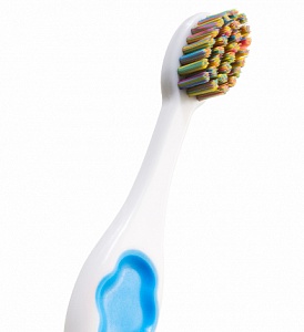 Детская зубная кисточка Голубая 1+